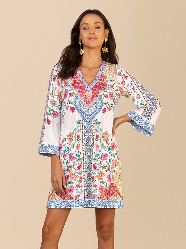 Hale Bob Dulcie Dress Ivory