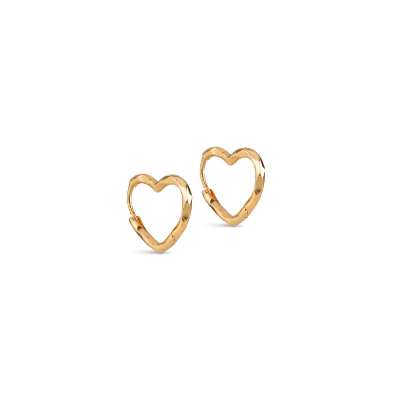 Enamel Copenhagen Hoops Organic Heart Small
