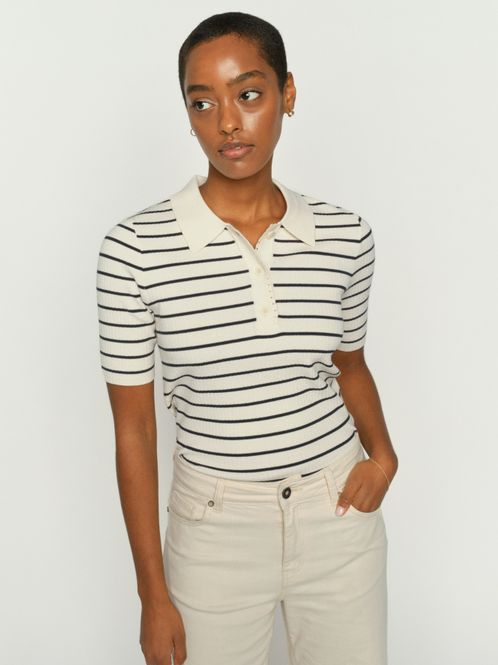 Hovedbilde Mos Mosh Caliz Stripe SS Knit ...