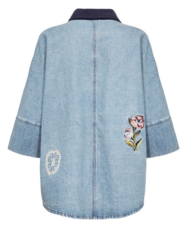 Nûmph Denma Oversized Shirt Medium Blue Denim