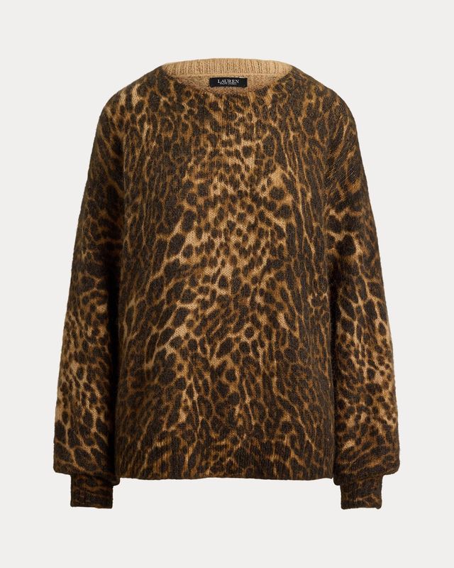Lauren RL Welsie Pullover Camel Multi