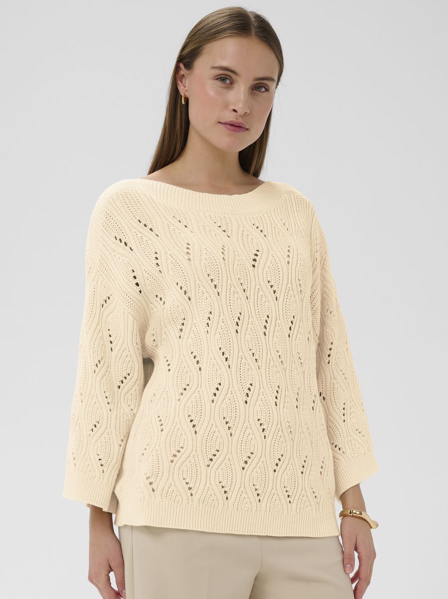 Soaked in Luxury Rava Nanna Pullover Whisper White