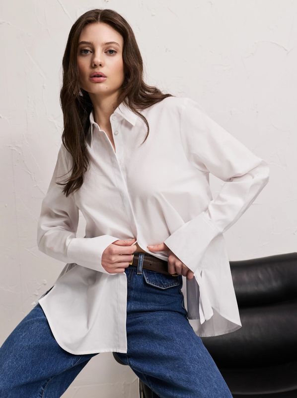 Pia Tjelta Alex Oxford Shirt White