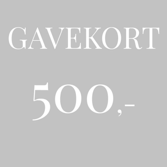 Hovedbilde Gavekort 500,-