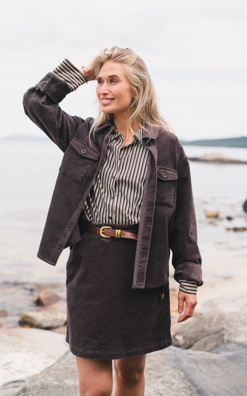 RAUS Ella Shirt Black Coffee