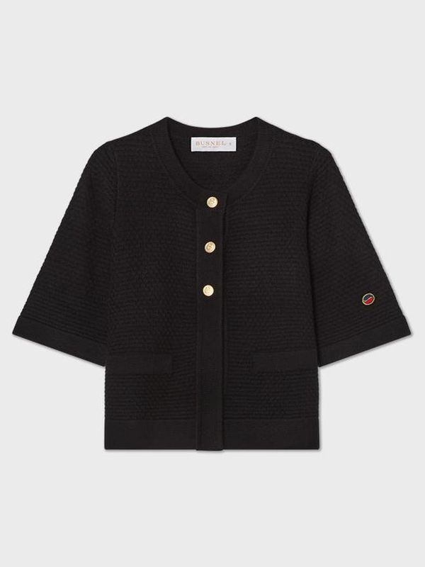 Busnel Palmer Cardigan Black