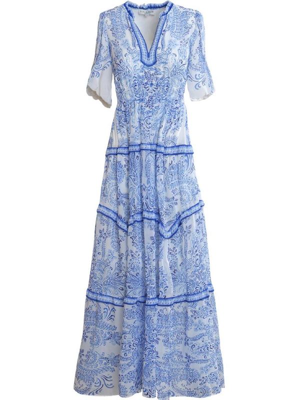 Hale Bob Buttercup Dress Blue