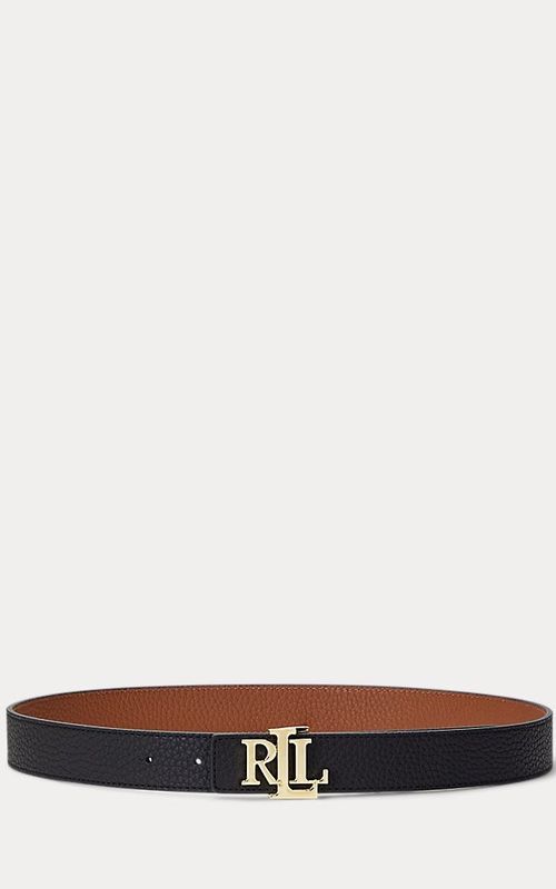 Lauren RL Reversibel Belt Medium Black/Lauren Tan
