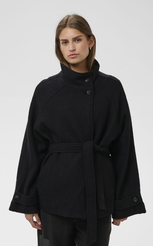 Soaked Angelina Double Breasted Jacket Black