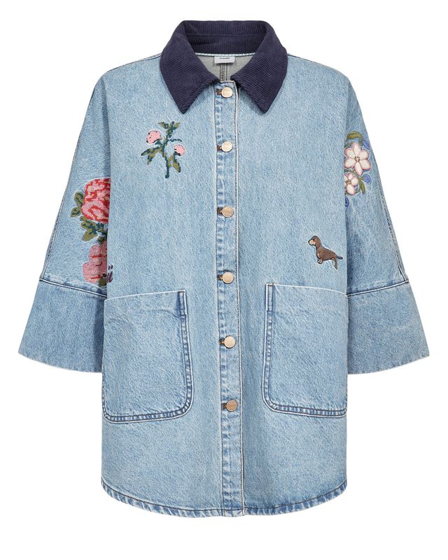 Nûmph Denma Oversized Shirt Medium Blue Denim
