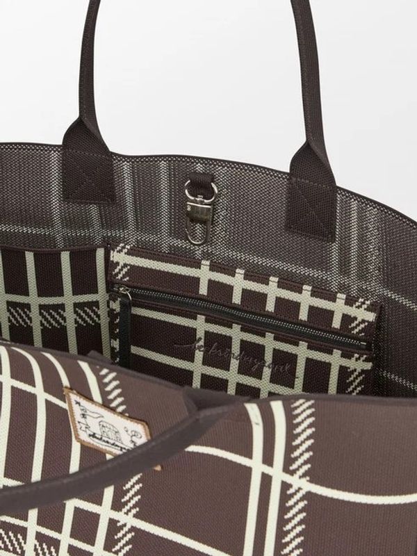 Beck Söndergaard Grid Josie Bag Hot Fudge Brown