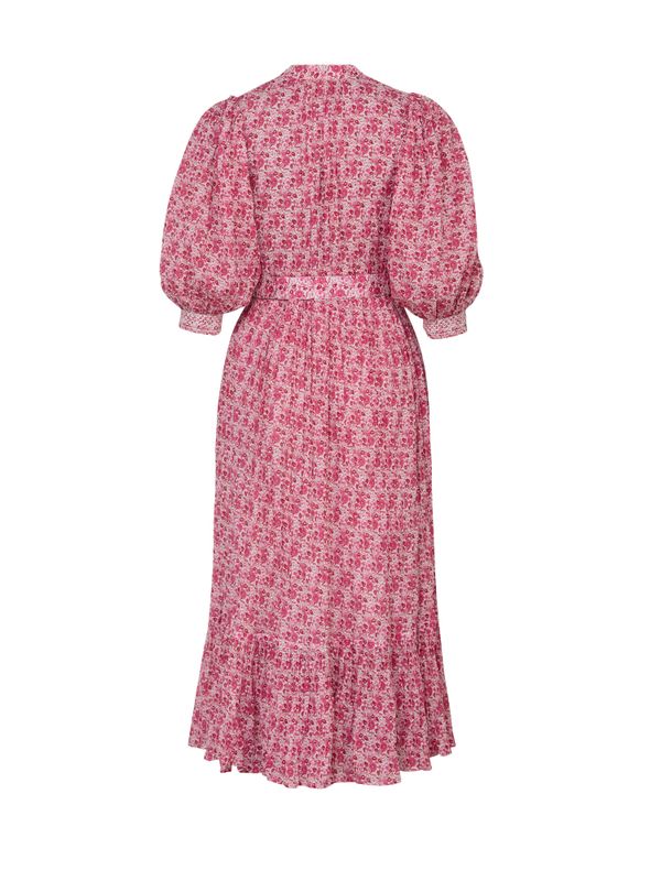 By Timo Twisted Midi Dress Wildflowers