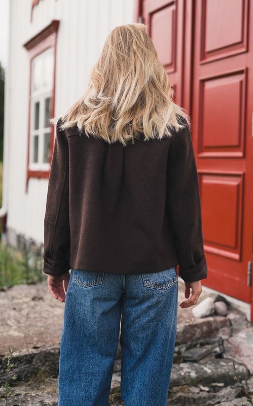 RAUS Aslaug Jacket BLK Coffee Melange