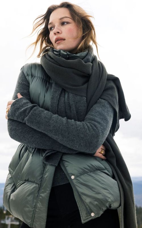 Camilla Pihl Lenox Down Vest Olive