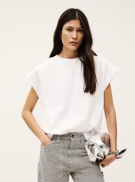 Hovedbilde ba&sh Pio T-Shirt White