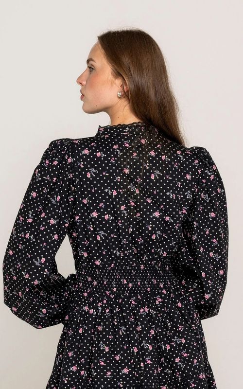MissMaya Tripti Dress Polka Bloom