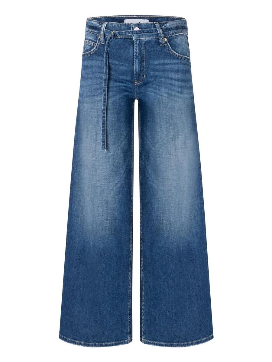 Cambio Palazzo Cropped Peppy Contrast Wash