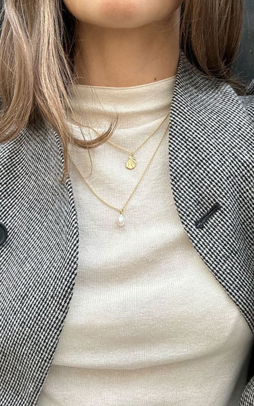 Enamel Copenhagen Necklace Wave