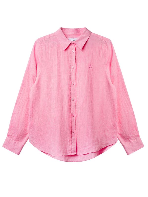 Arnie Says ARC Linen Classic Shirt Pink