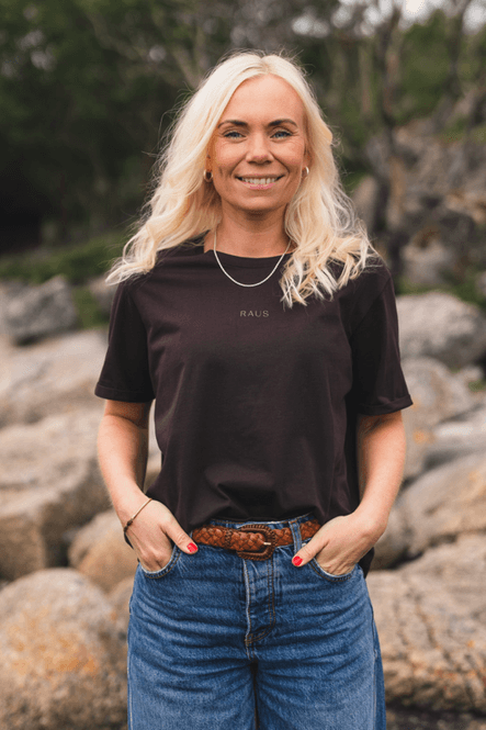Hovedbilde Raus Linn Logo Tee B Coffee/C ...