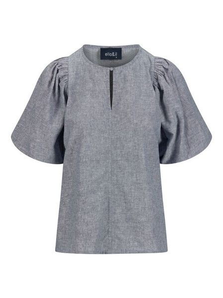 Hovedbilde ella&il Anna Linen Top Denim ...