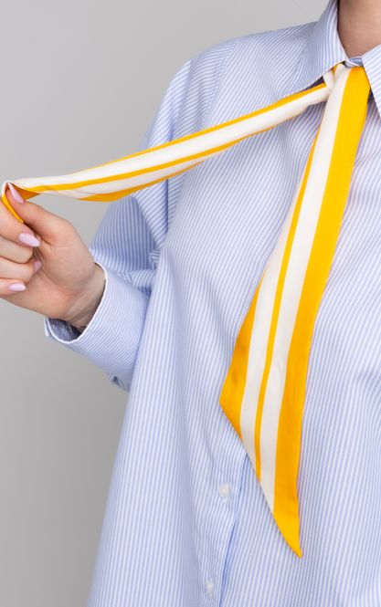 Hovedbilde Rebeloup Striped Slim Yellow ...