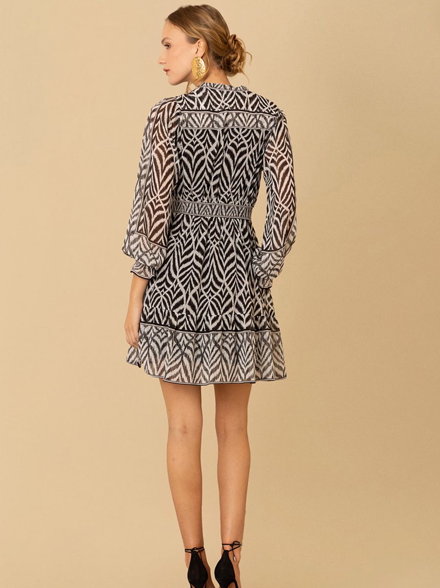 Hale Bob Nyra Dress Black/White