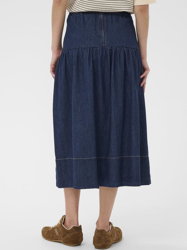 Part Two Nellia Skirt Dark Blue Denim