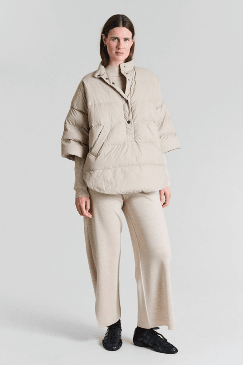 Bitte Kai Rand Feather down anorak Stone