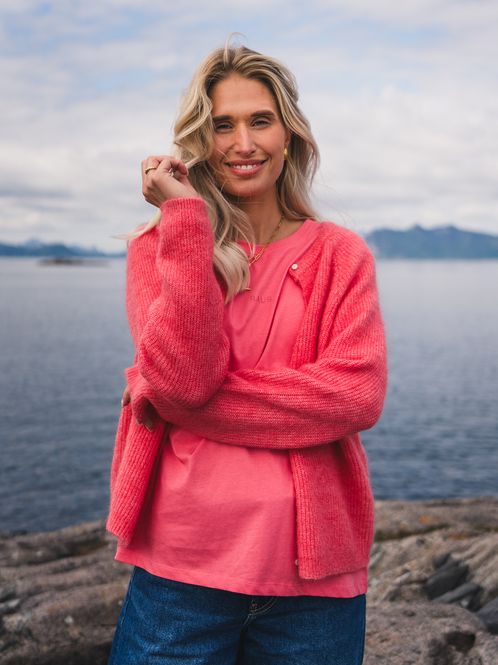 Hovedbilde RAUS Amalie Cardigan Tea Rose