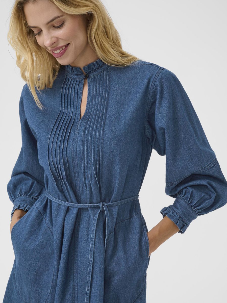 Part Two Sarine Dress Medium Dark Blue Denim