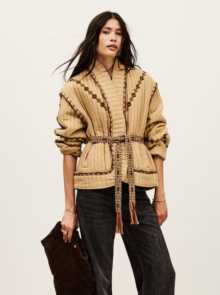 Hovedbilde ba&sh Cocoon Jacket Camel
