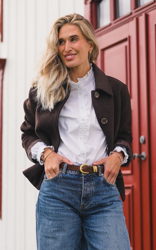 RAUS Aslaug Jacket BLK Coffee Melange