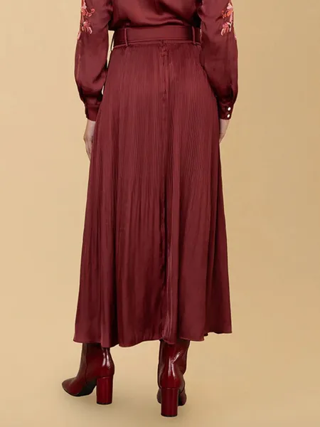 Hovedbilde Hale Bob Solid Skirt Wine