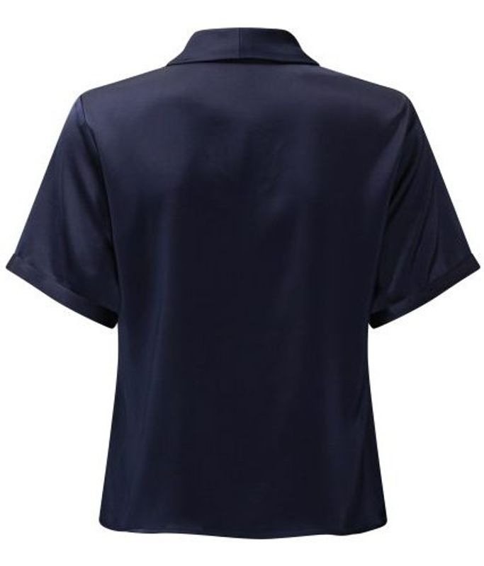 Karmamia Audrey Blouse Semi Rich Ink Blue