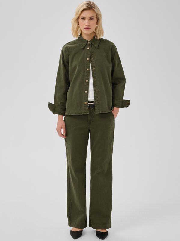 My Essential Wardrobe Linn Sofia 149 Shirt Olive Night