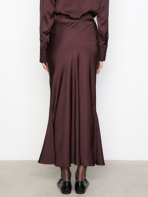Camilla Pihl Hyro Skirt Dark Brown