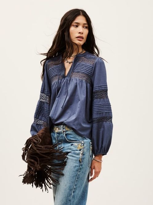 Hovedbilde ba&sh Nemi Blouse Bleu
