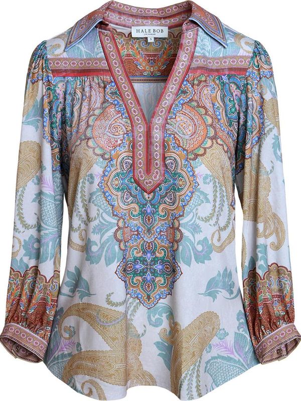 Hale Bob February Blouse Brown