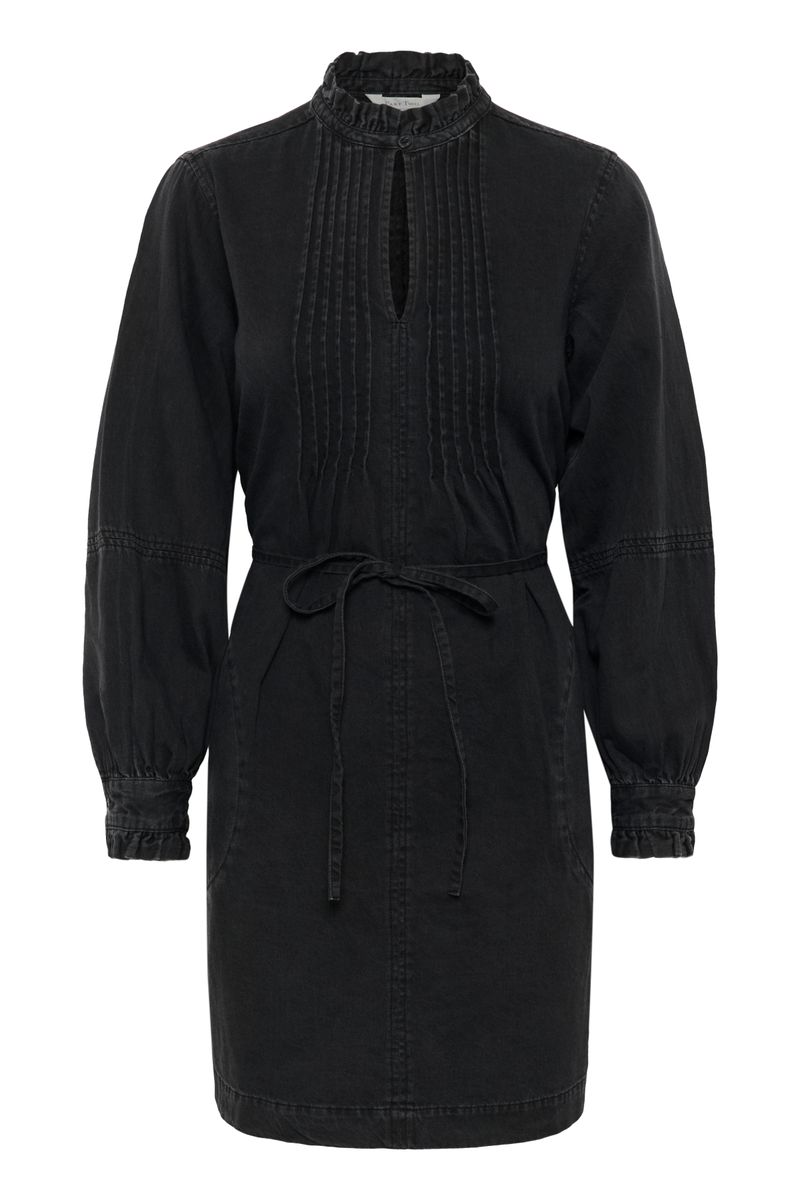 Part Two Sarine Dress Washed Black Denim