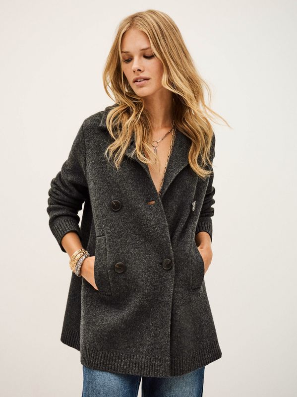 ba&sh Vesta Cardigan Anthracite