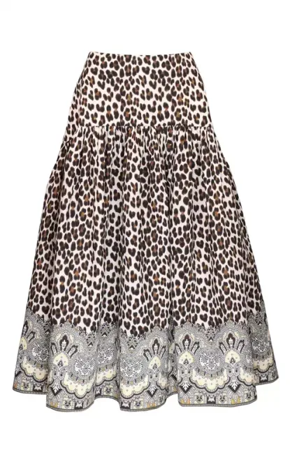 Hovedbilde By TiMo Taffeta Midi Skirt ...