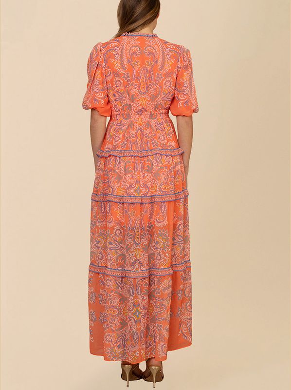 Hale Bob Buttercup Dress Orange