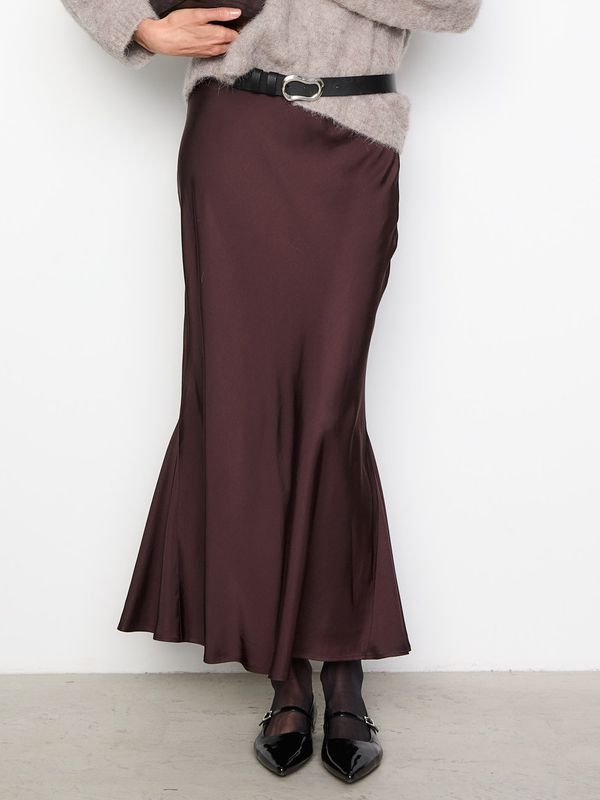 Camilla Pihl Hyro Skirt Dark Brown