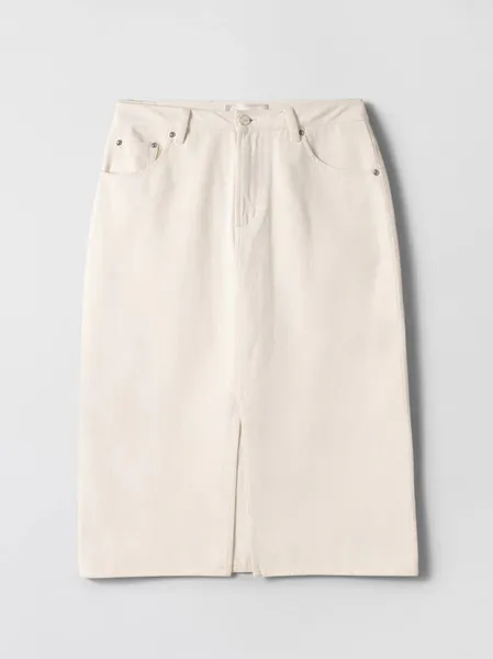 Hovedbilde FWSS Denim Midi Skirt Ecru