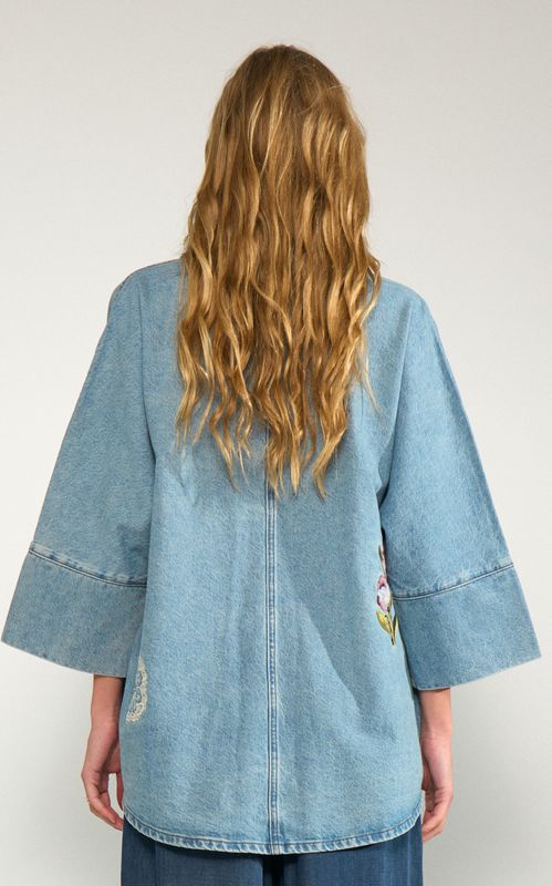 Nûmph Denma Oversized Shirt Medium Blue Denim