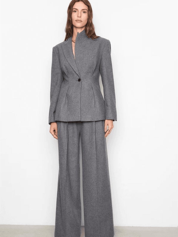 Camilla Pihl Ennia Flannel Blazer Grey Melange