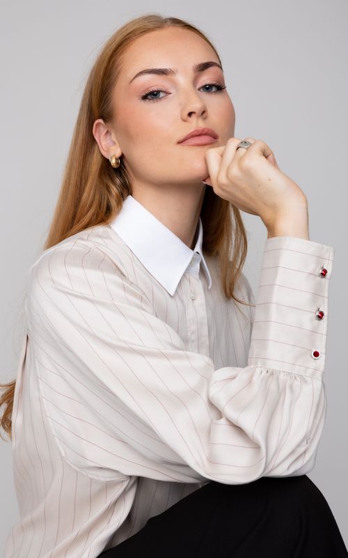 Rebeloup Anne Silk Shirt Beige