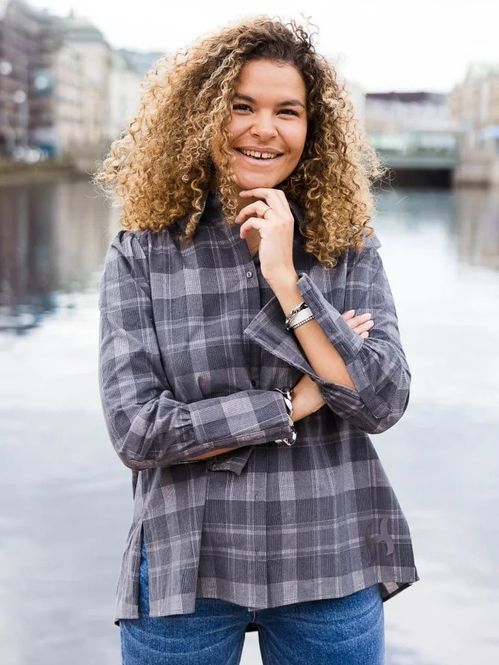 Hovedbilde HÉST Vilde Blouse Grey Check