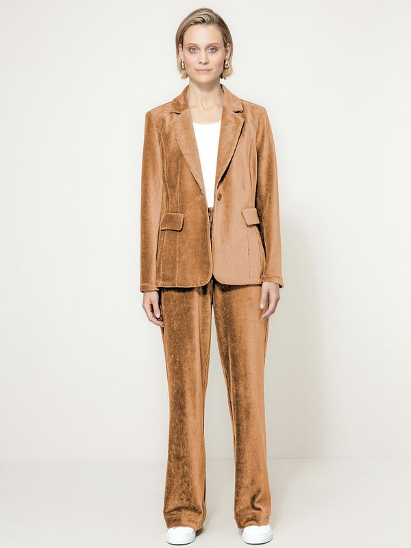 Catnoir Cord Blazer Cognac